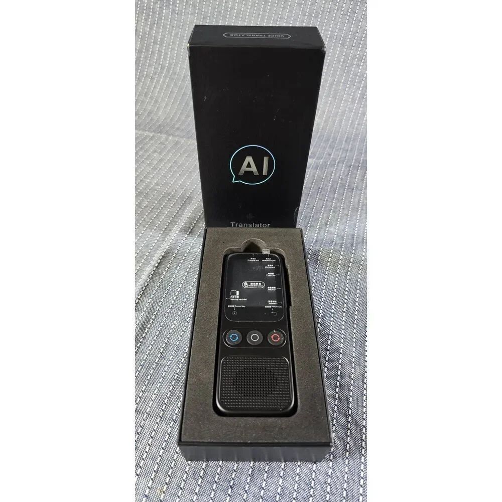 AI-powered voice translator device